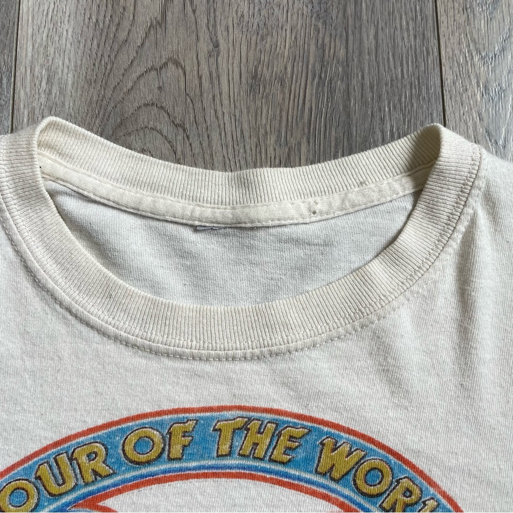 [SOLD] Van Halen 1984 Graphic Tee in Cream - Picture 6 of 7